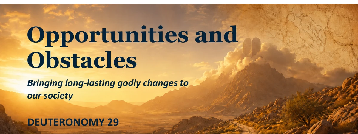 Deuternomomy 29 Opportunities and Obstacles