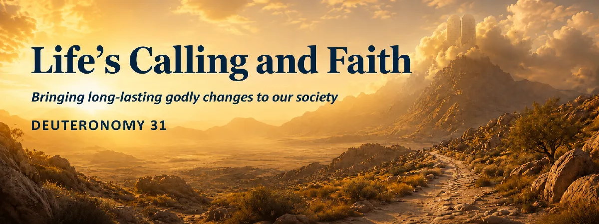 Deuteronomy 31 Life’s Calling and Faith
