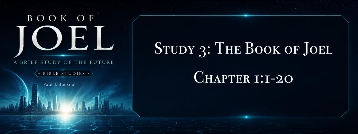 Biblei Study on Joel 1:1-20