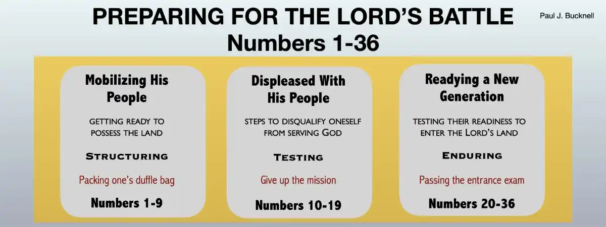An Outline of the Book of Numbers