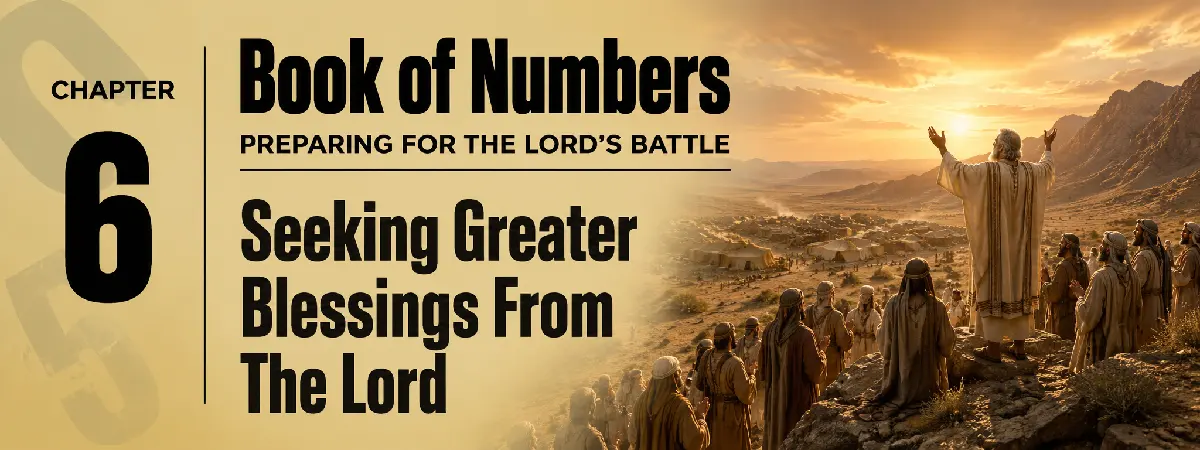 Numbers 6:1-27  Seeking Greater Blessings From The Lord 