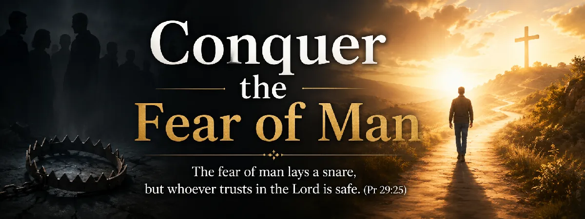 Proverbs 29:25 - Conquer the Fear of Man 